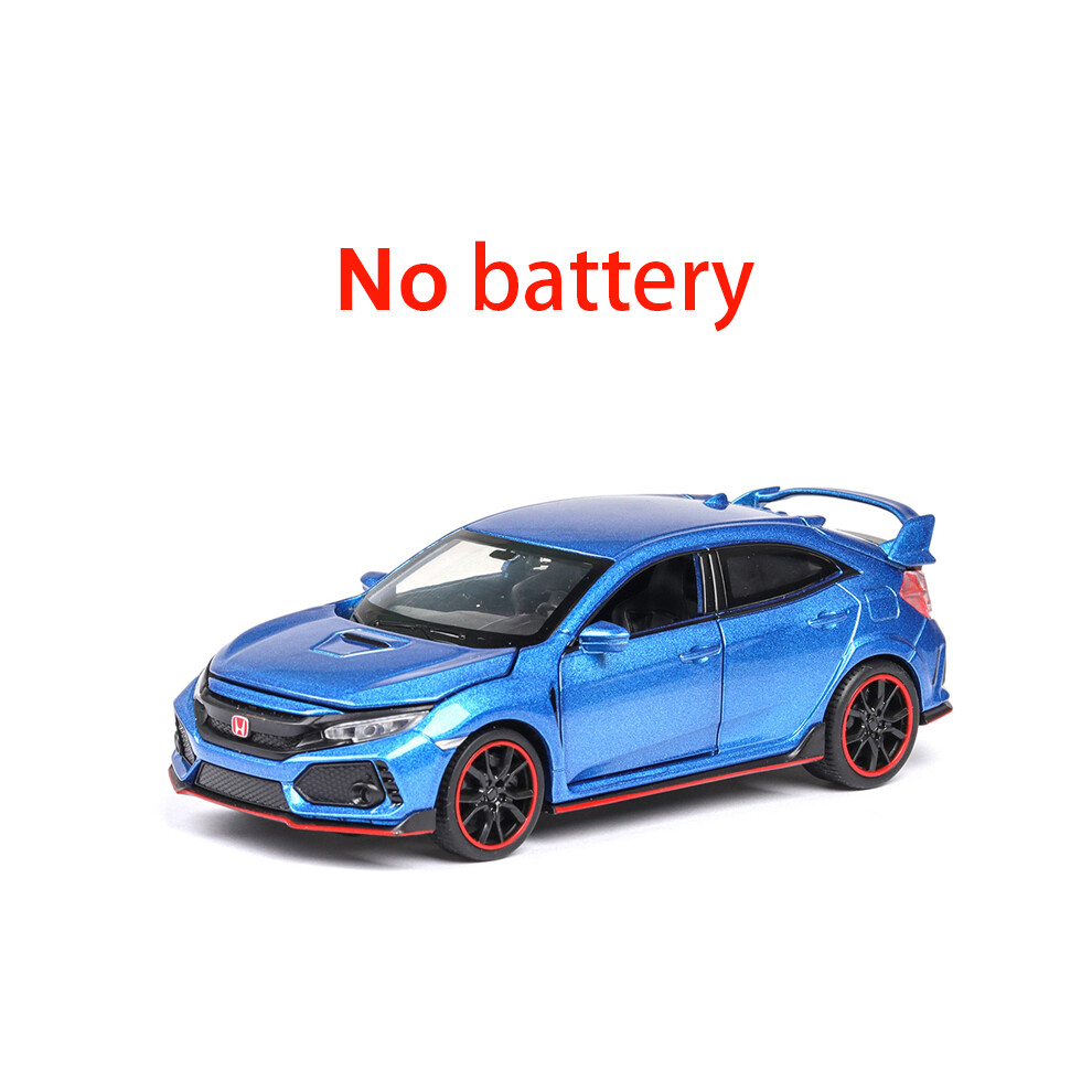 (Blue foam box)1:32 alloy car model HONDA CIVIC TYPE-R diecasts and toy vehicles-image-OPC-PH7XMQX-NEW