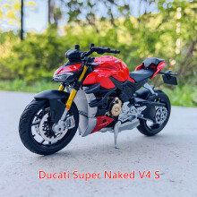 (Super Naked V4 S) 1:18 Ducati Monster 696 modello di moto giocattolo simulazione locomotiva in lega