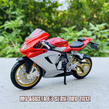 (MV F3 Serie Oro 2012)1:18 Ducati PANIGALE V4 Alloy Diecast Motorcycle Model Working Shock