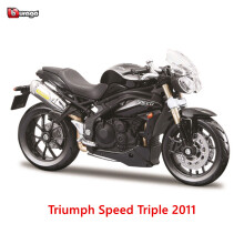 (Triumph Speed 2011) Modello di motocicletta pressofusa in lega Ducati PANIGALE V4 in scala 1:18,
