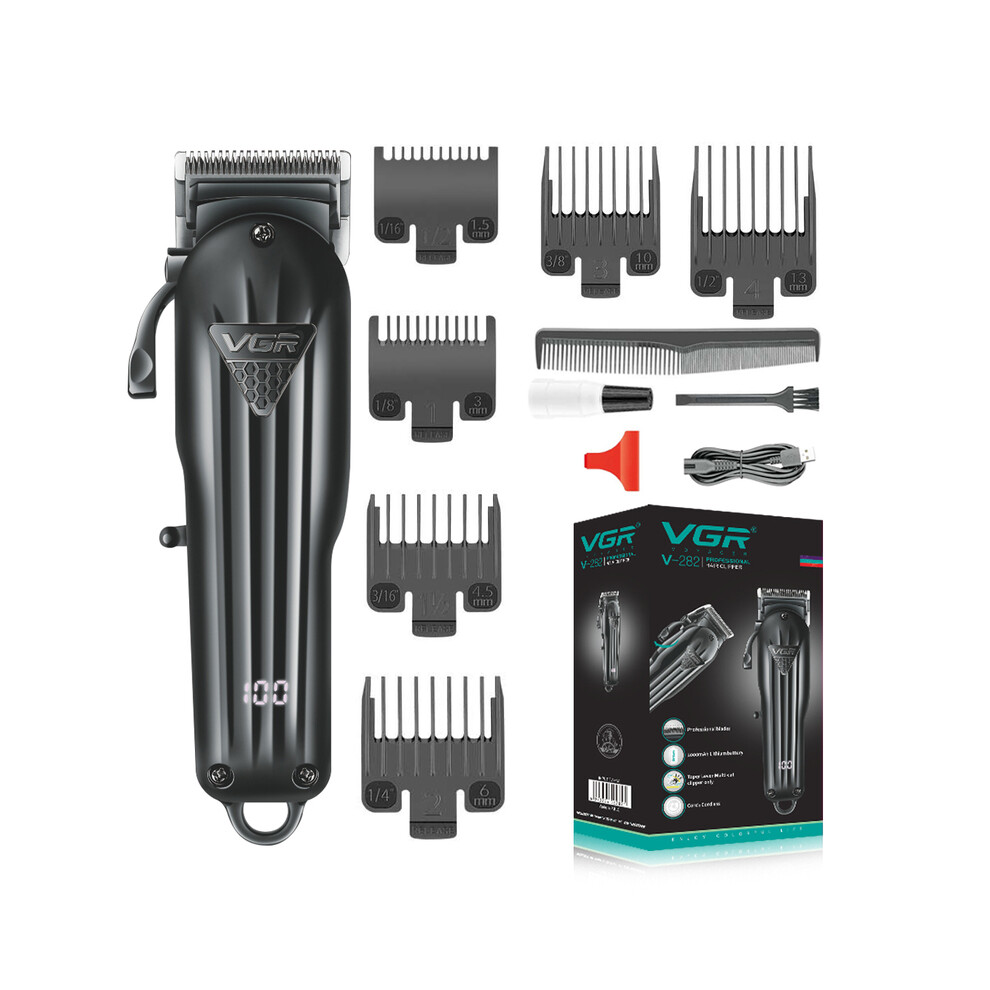 (with box)Hair clipper professional hair clipper hair clipper adjustable cordless