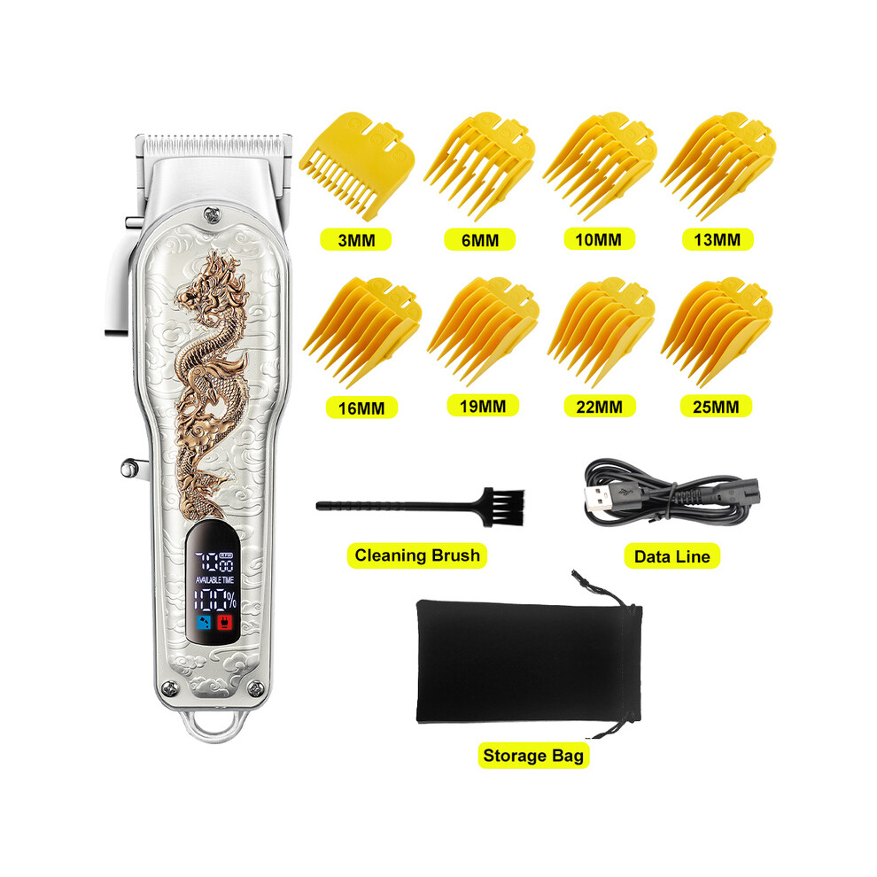 (Set 4)New in Dragon Hair Clipper Set Electric hair clipper for men Shaver Razor