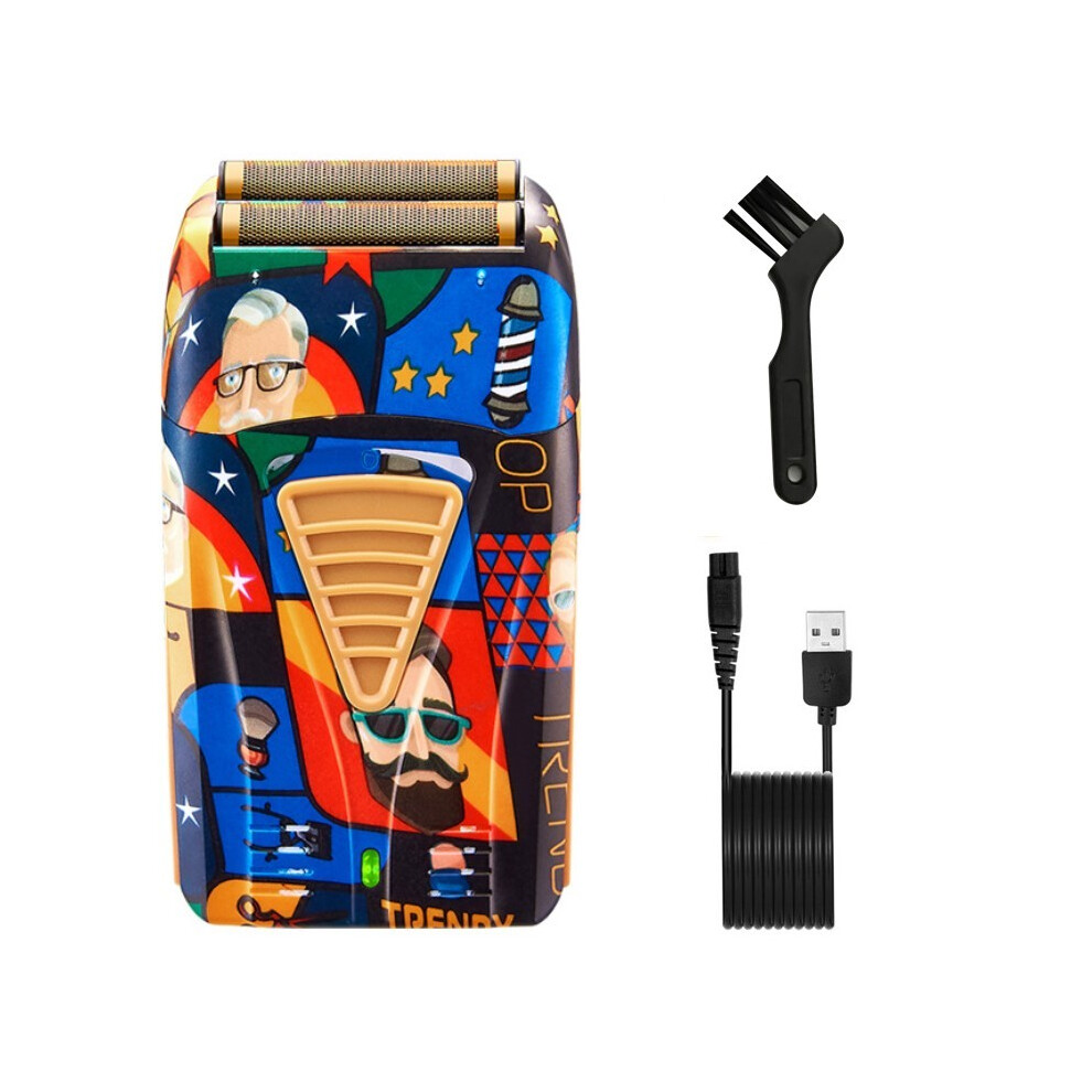 (Shaver)Barber hair clipper electric hair clipper shaver 100-240V rechargeable powerful