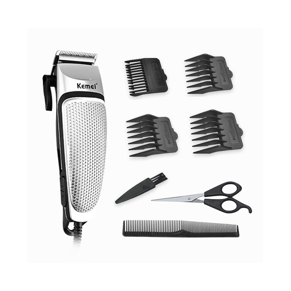 (no box) Hair clipper for the barber Carbon steel clipper head with 4 border combs Silent