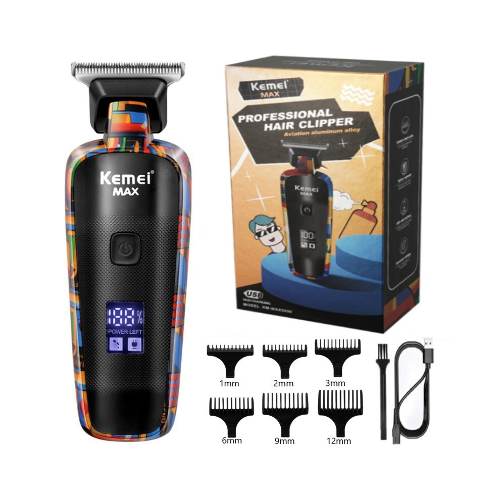 (With Box) iKM-5090 Hair Clipper for Men Beard Trimmer Professional Hair Clipper Electr Razor