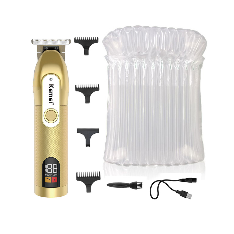 (KM-1760 with Bubble)1760 Cordless Professional Hair Clipper for Men Shaving Hair Clipper