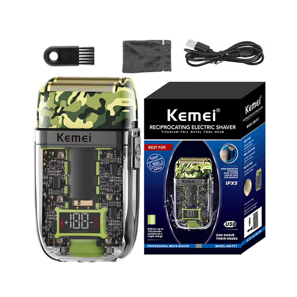 (With TX7 Box)Professional Hair Clipper Adjustable Hair Clipper For Men Cordless And Cordless