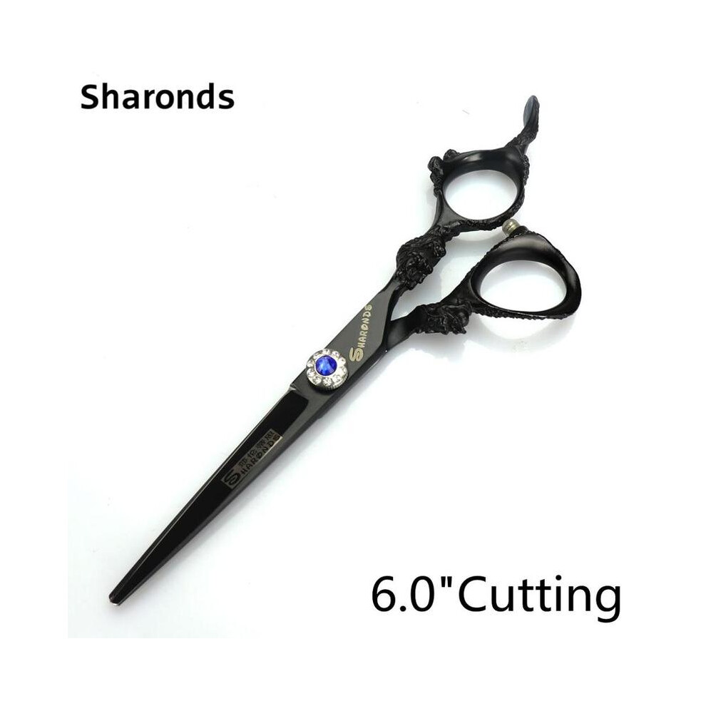 (6 inch cut)Professional hairdressing scissors 440c steel Hair Barber scissors set Scissors Hair scissors