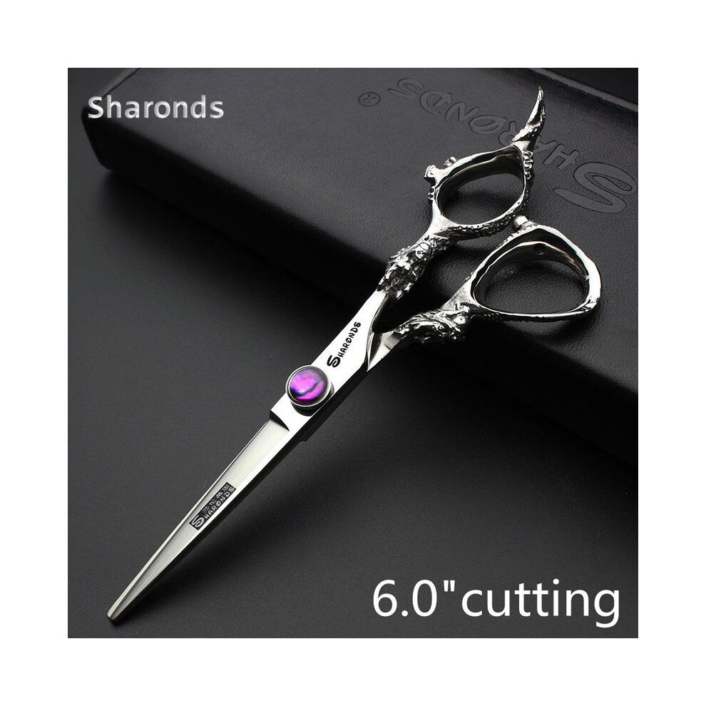 (6 inch cut)Professional hairdressing scissors 440c steel Hair Barber scissors set Scissors Hair scissors