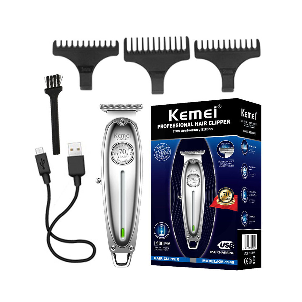 Gold (Original Box) Original Full Metal Professional Hair Clipper For Men Lithium Beard Trimmer