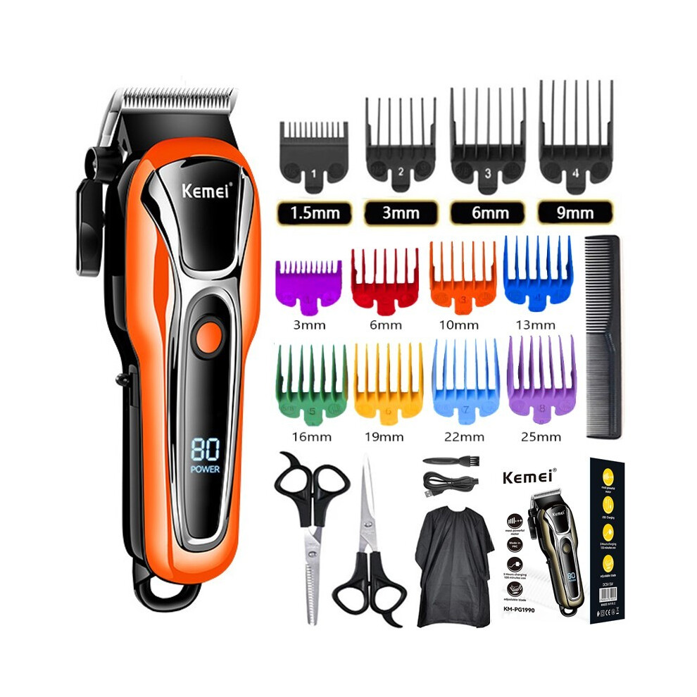 (KM-1990pg-b)Barber hair clipper professional hair clipper for men electric beard clipper hair clipper