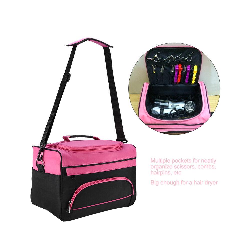 (Package 1)Large Capacity Multifunctional Storage Bag Hairdressing Tool Organizer Hair Accessories