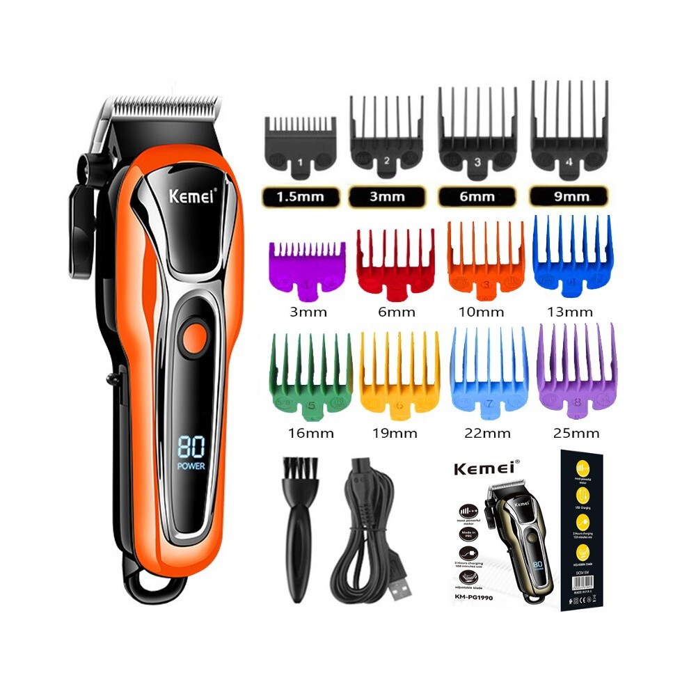 (KM-1990pg-a)Barber hair clipper professional hair clipper for men electric beard clipper hair clipper