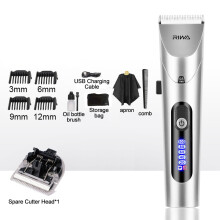(tondeuse) Youpin Hair Clipper professionele elektrische tondeuse voor mannen met LED-scherm, afwasbaar