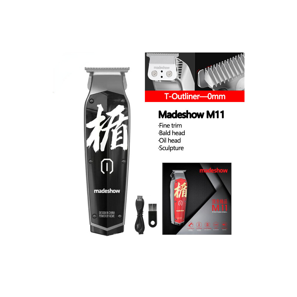 (M11 with Box)Professional Men's Hair Clippers Rechargeable Corded/Cordless Hair Clipper,