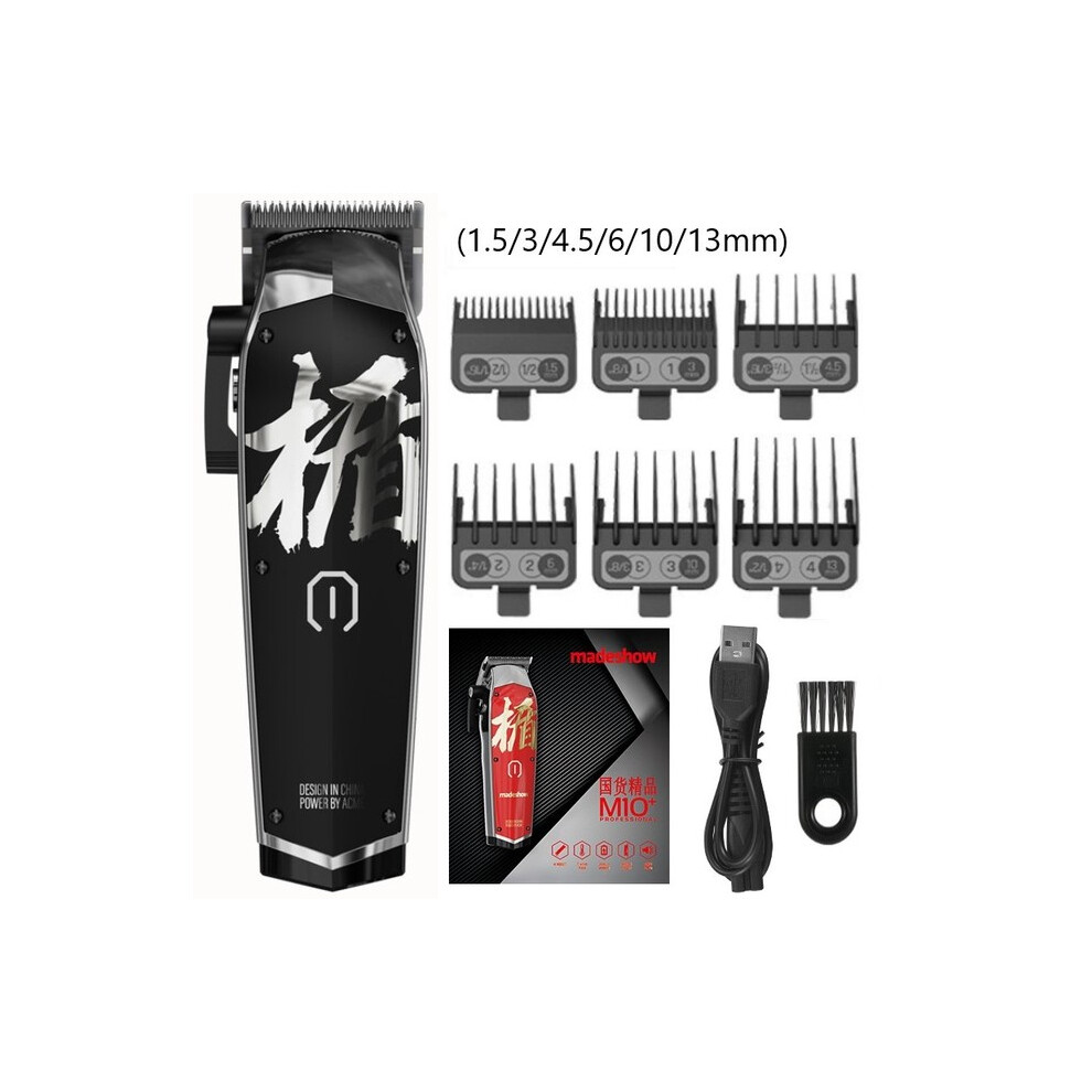 (M10 with Box)Professional Men's Hair Clippers Rechargeable Corded/Cordless Hair Clipper,