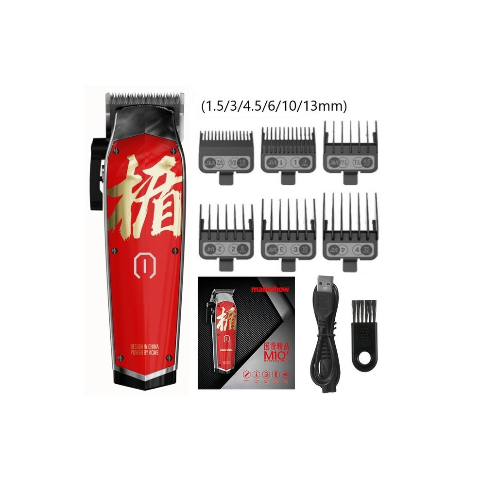 (M10 with Box)Professional Men's Hair Clippers Rechargeable Corded/Cordless Hair Clipper,