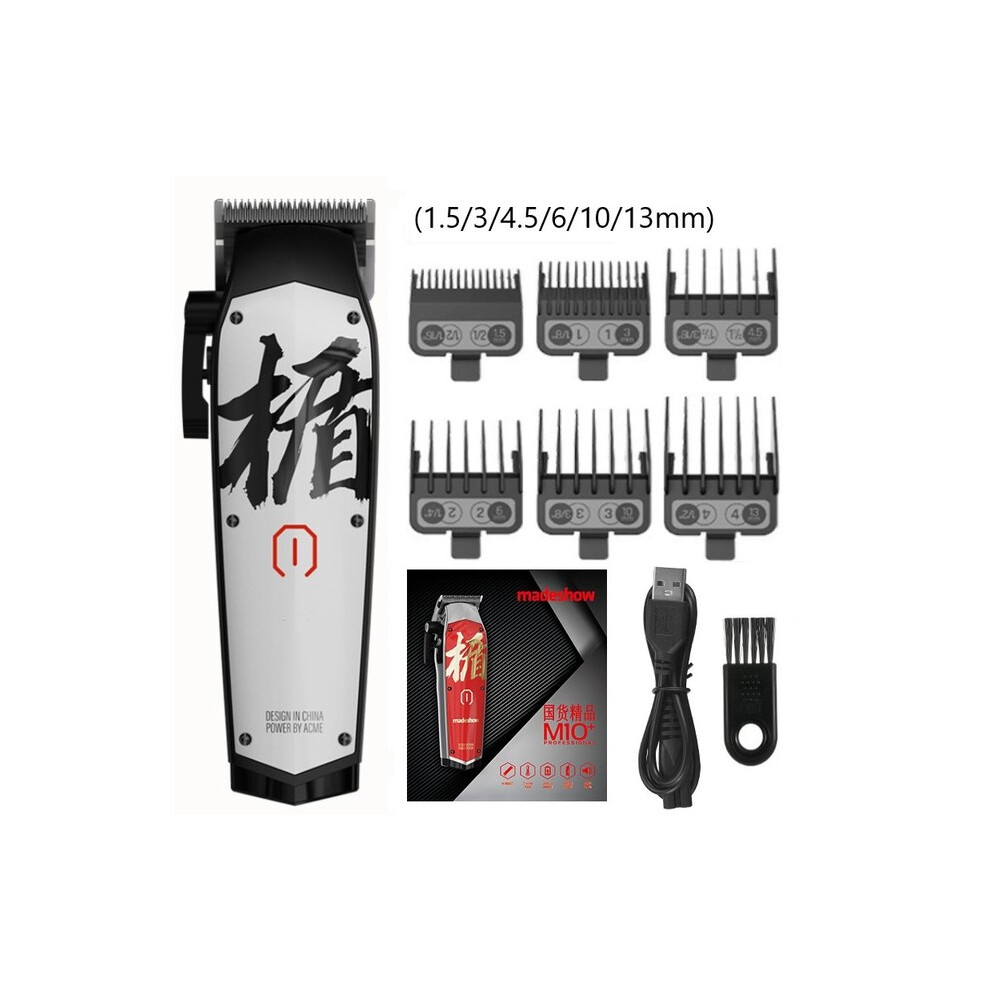 (M10 with Box)Professional Men's Hair Clippers Rechargeable Corded/Cordless Hair Clipper,