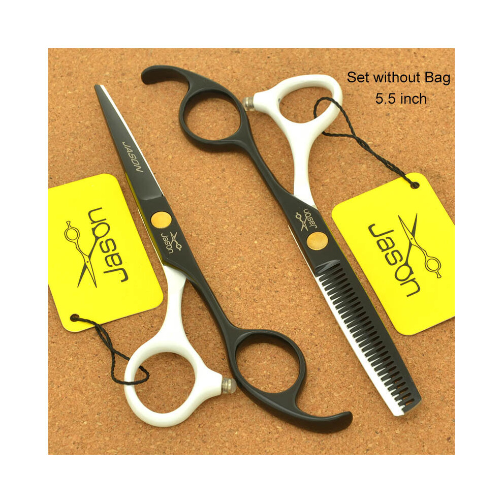 (A0071D-02-55)5.5" Professional Hairdressing Scissors Japan 440C Hair Salon Cutting Scissors Salon Thinning