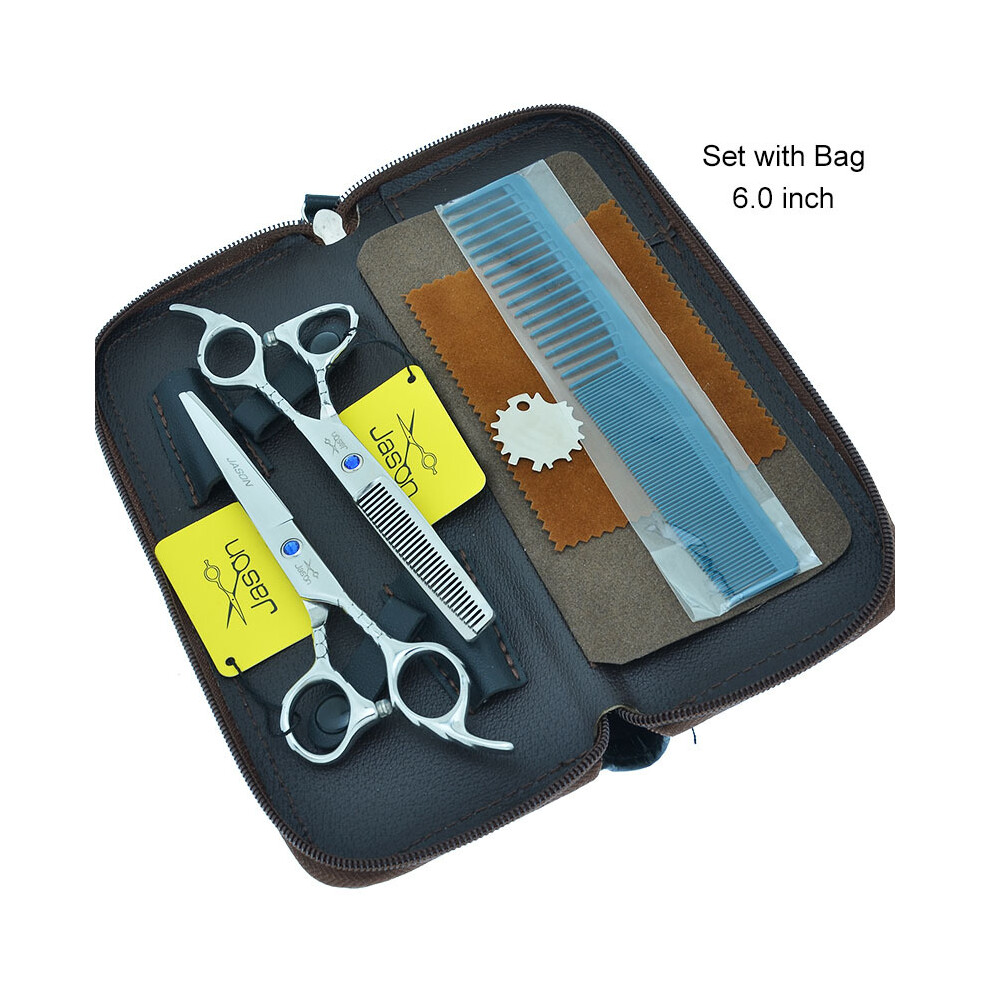 (A0107D-01-60)5.5" Professional Hairdressing Scissors Japan 440C Hair Salon Cutting Scissors Salon Thinning