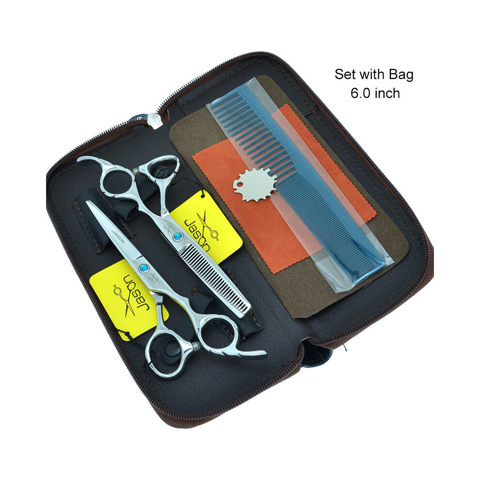 (A0036D-01-60)5.5" Professional Hairdressing Scissors Japan 440C Hair Salon Cutting Scissors Salon Thinning