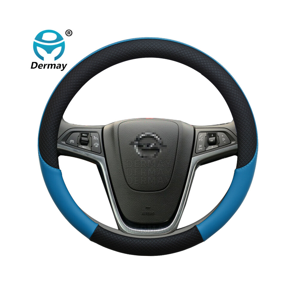 (Blue)Car Steering Wheel Cover Opel Astra H F G J K Optima Holden Astra Vauxhall Astra Car Interior Blue 9319708134018