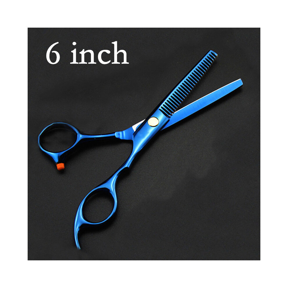 (thinning) professional 6 5.5 inch scissors Japan 440c steel hair scissors hair cutting thinning scissors