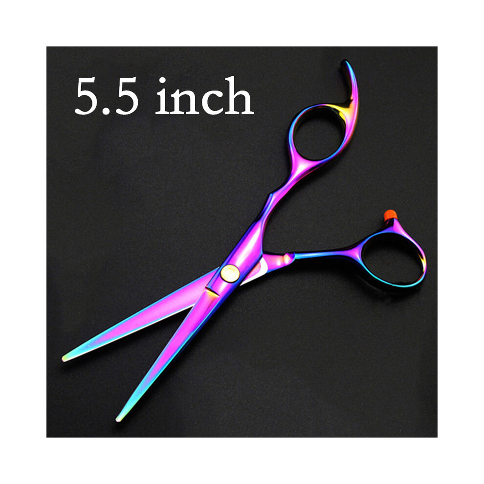 (cutting) professional 6 5.5 inch scissors Japan 440c steel hair scissors hair cutting thinning scissors