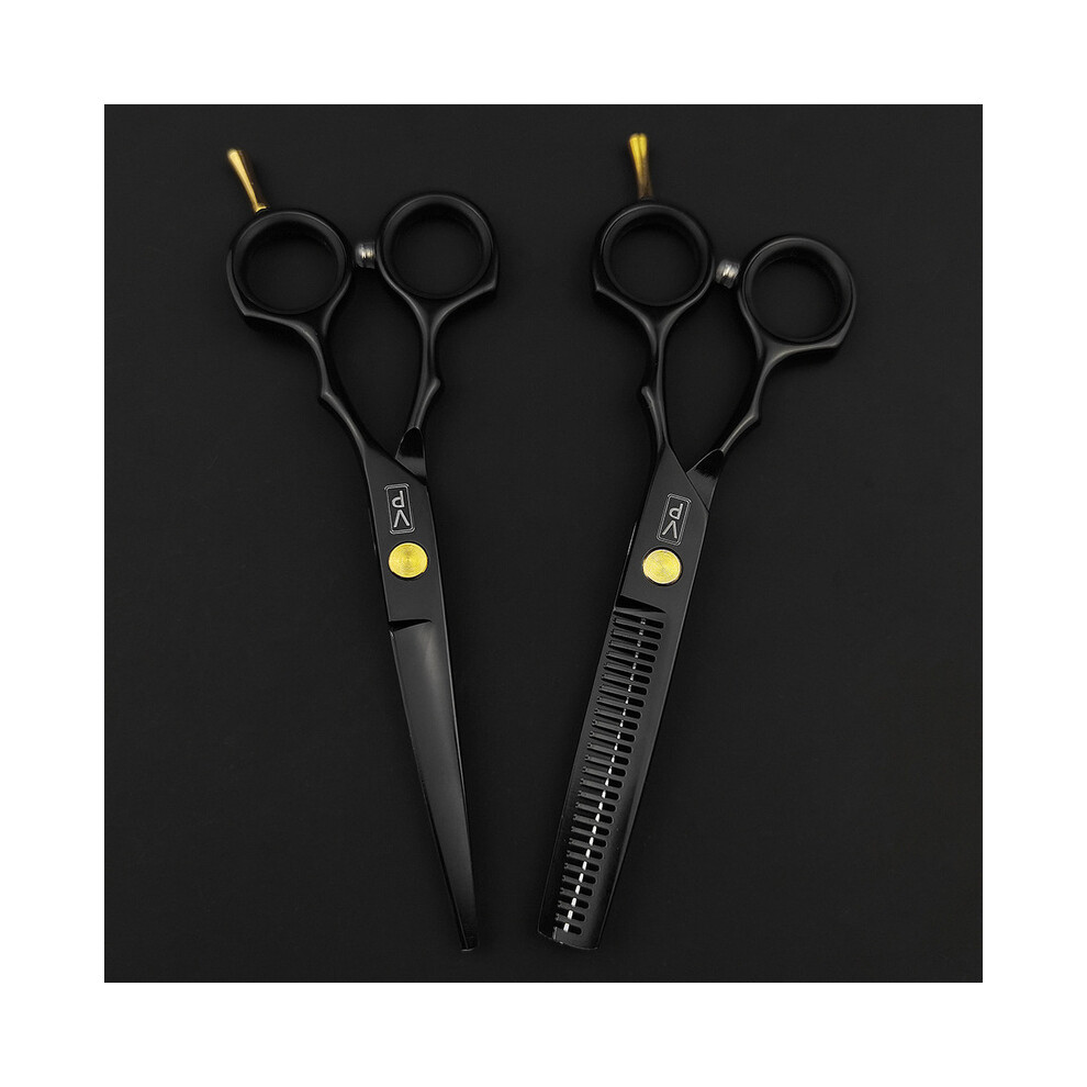 (Two Scissors) Hair Scissors 5.5'' Hair Scissors Professional Barber Scissors Hair Salon Scissors Hair