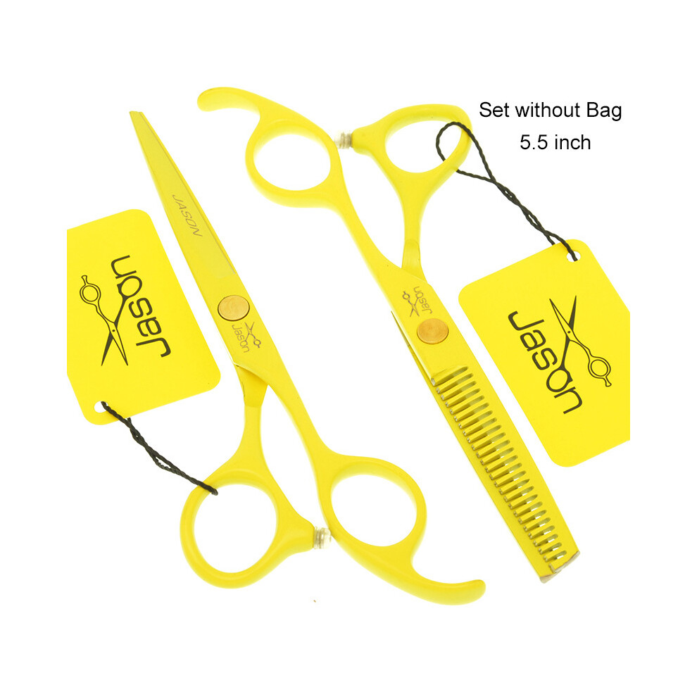 (A0072D-02-55)5.5" Professional Hairdressing Scissors Japan 440C Hair Salon Cutting Scissors Salon Thinning