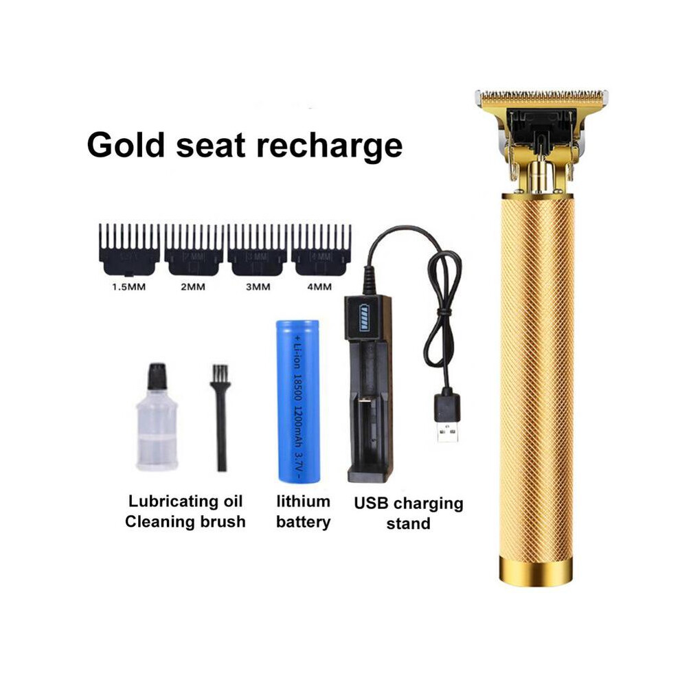 (A02)T9 Hair Clipper Electric Faders Hair Clipper Oil Head Carving Shaver Bald Hair Clipper