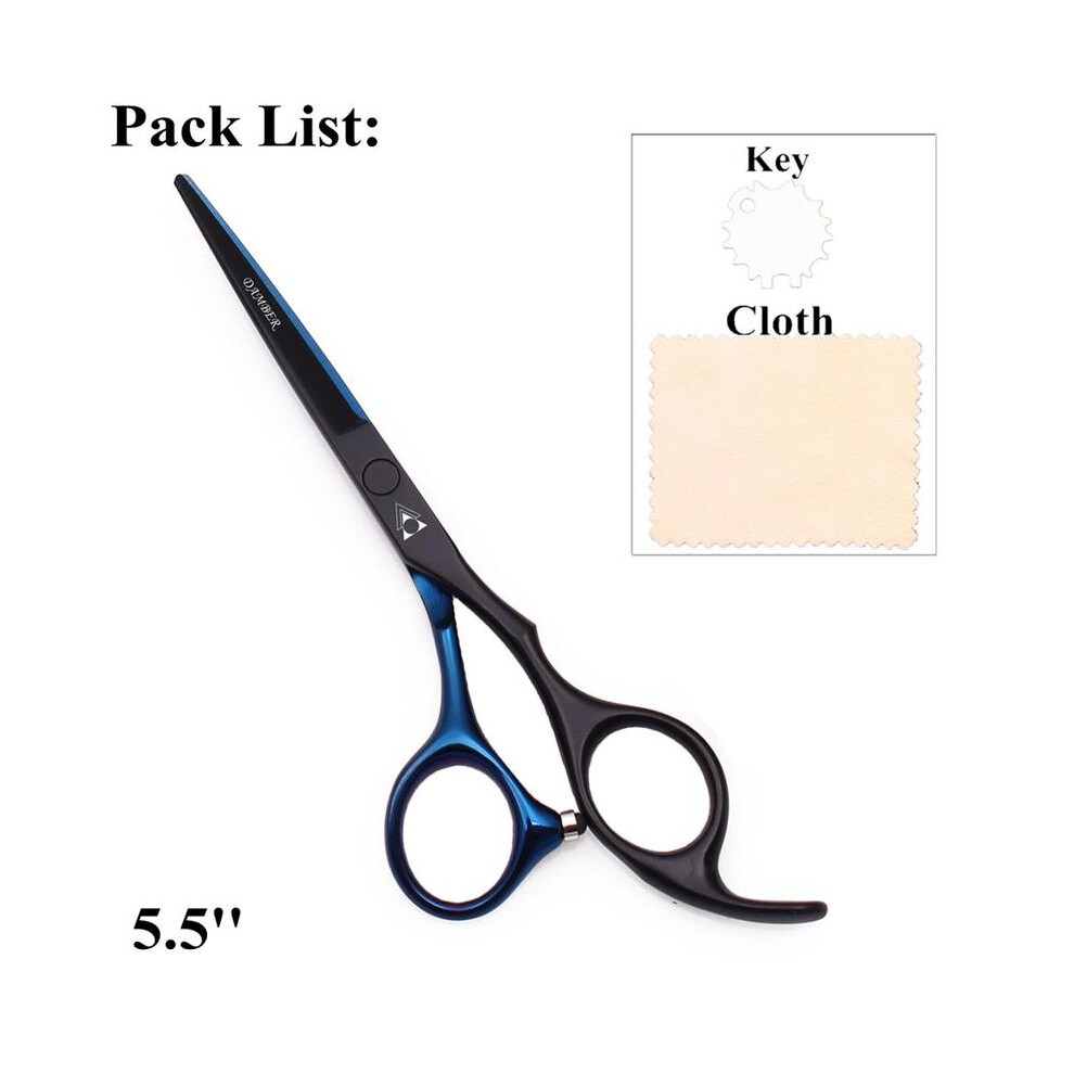 (888 HeiLan Ping 5.5) Ciseaux à cheveux 5.5 6.0 Ciseaux de coiffure professionnels Ciseaux de barbier
