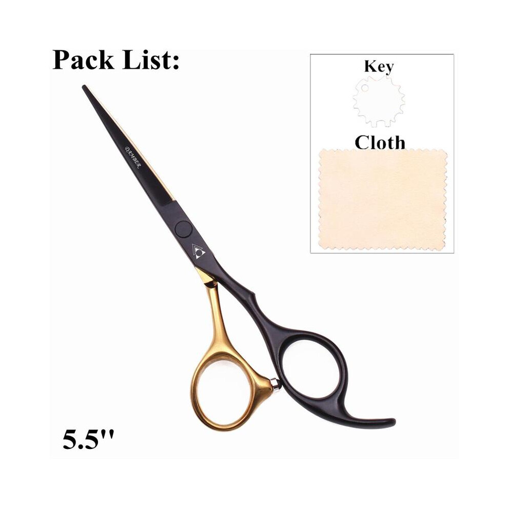 (888 HeiJin Ping 5.5)Hair Scissors 5.5 6.0 Professional Hairdressing Scissors Thinning Barber Scissor