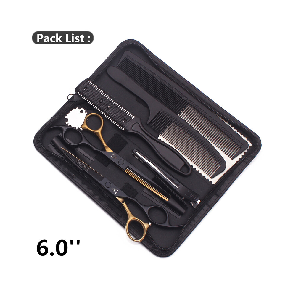 (888 HeiJin K-A 6.0)Hair Scissors 5.5 6.0 Professional Hairdressing Scissors Thinning Barber Scissor