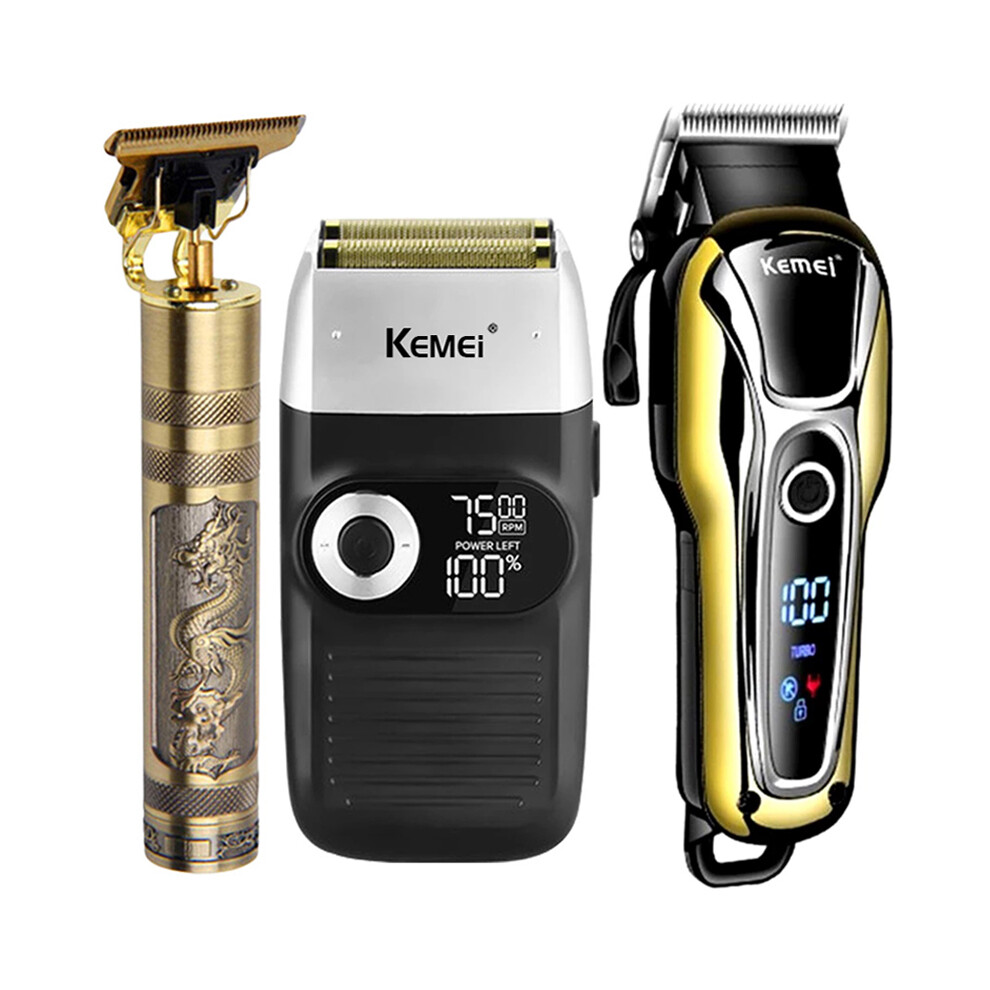 (T9 Dragon LCD)Clipper Electric Hair Clipper For Men Electric Shaver Professional Men's Hair Clipper