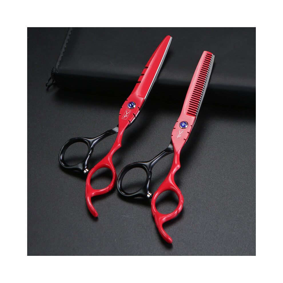 (Cutting Thinning) 6.0 Inch Japanese Professional Hairdressing Scissors Professional Hair Scissors Hair
