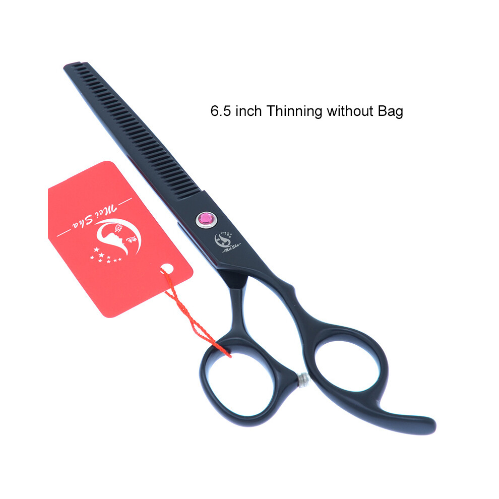 Black (A0136a-05-65)Meisha 7.0" Professional Big Hairdressing Cutting Scissors 6.5" Barber Thinning