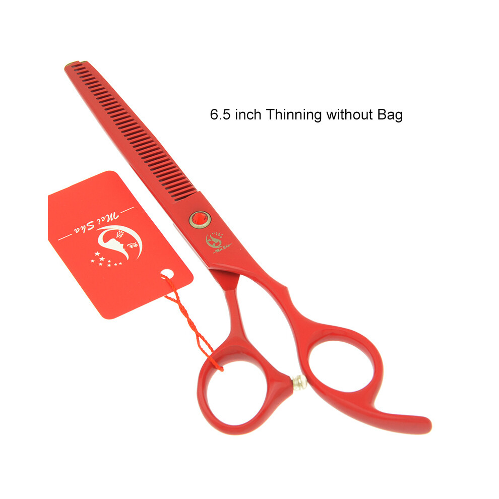 Black (A0135a-05-65)Meisha 7.0" Professional Big Hairdressing Cutting Scissors 6.5" Barber Thinning