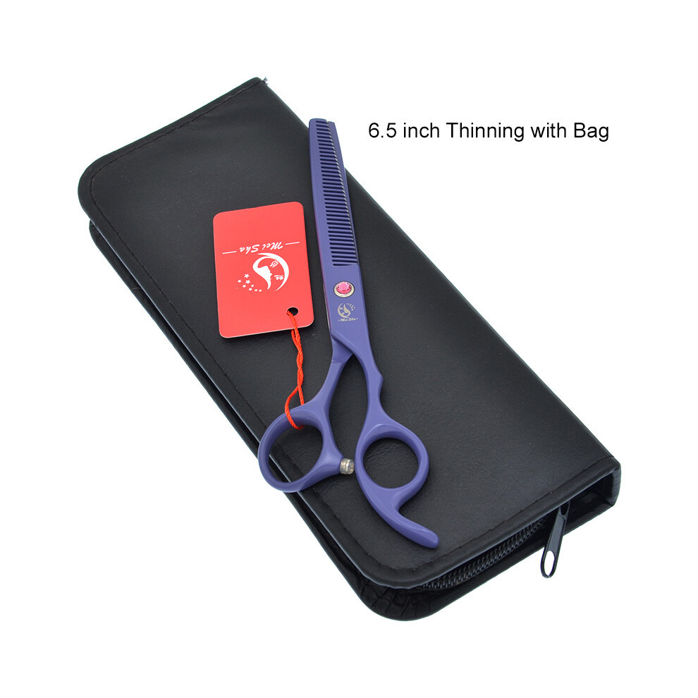 Black (A0138a-06-65)Meisha 7.0" Professional Big Hairdressing Cutting Scissors 6.5" Barber Thinning