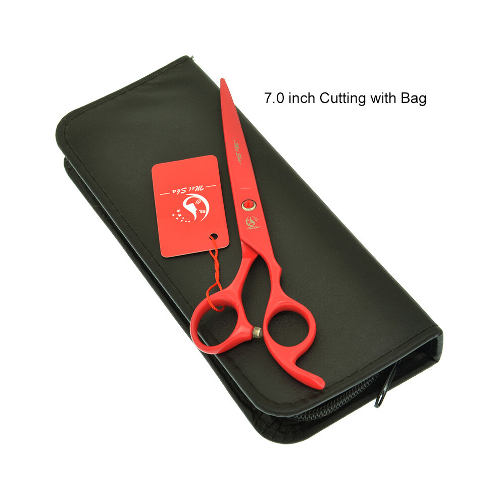 Black (A0135a-04-70)Meisha 7.0" Professional Big Hairdressing Cutting Scissors 6.5" Barber Thinning