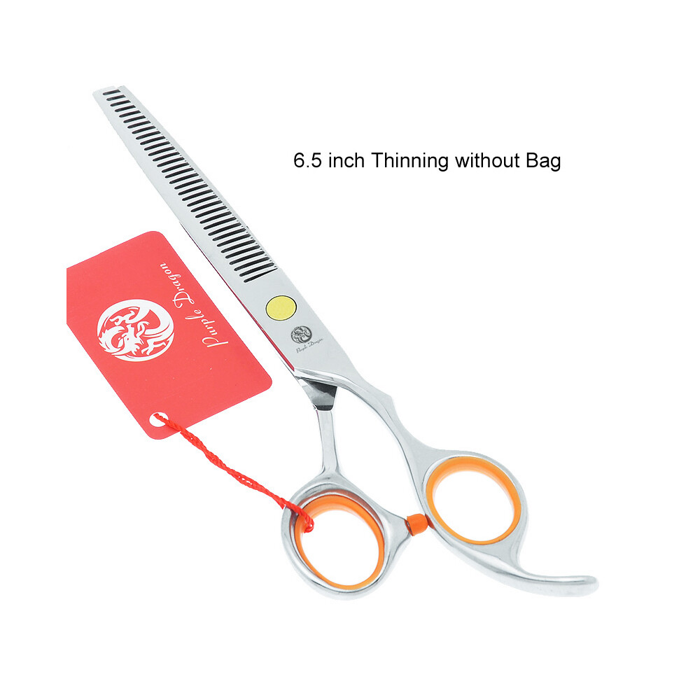 (A0129B-05-65)7.0" Large Hair Scissors Japan 440C Professional Hairdresser Cutting Scissors Barber Thinning
