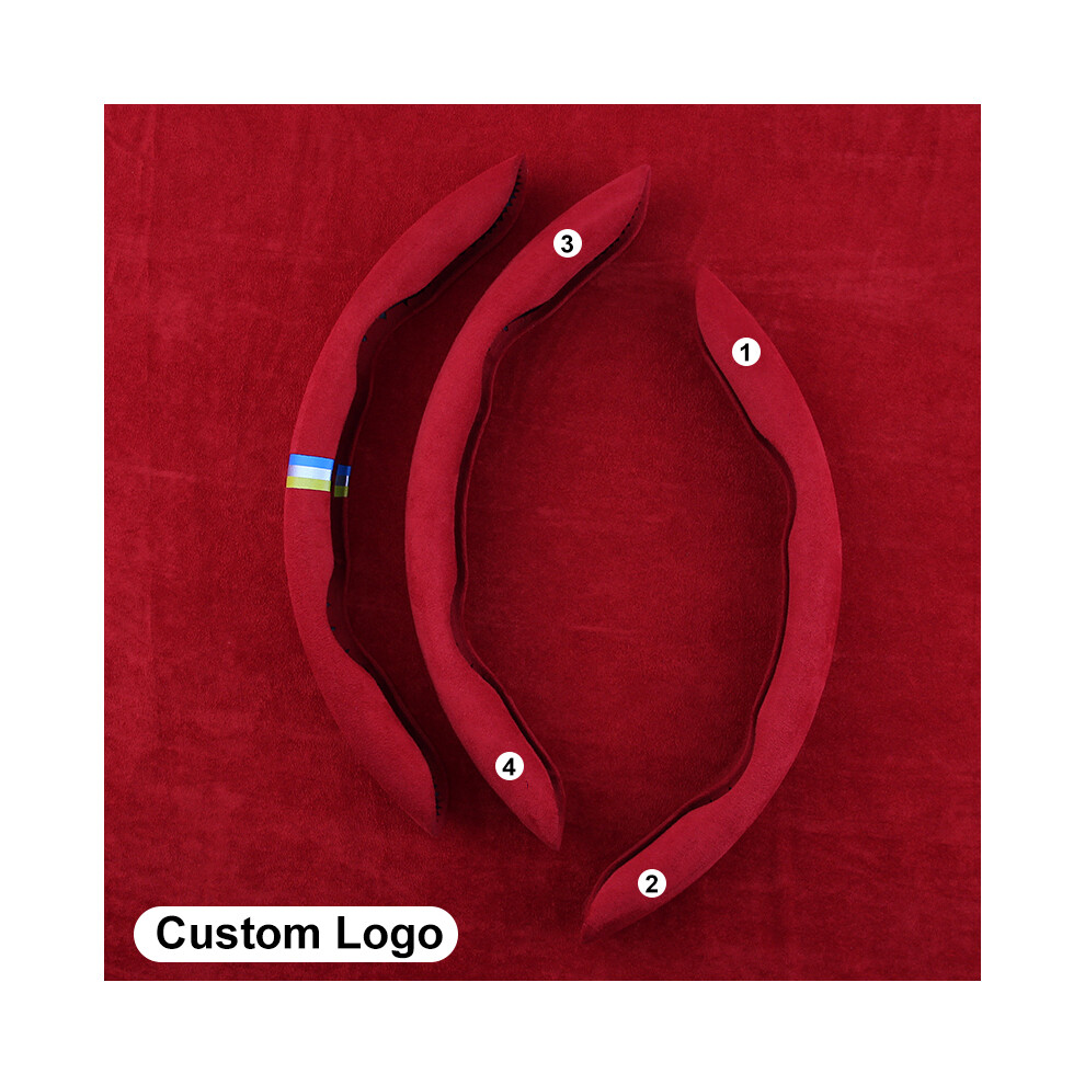 ( 3 Pcs)Honda Universal Steering Wheel Cover Civic Jazz City Crv Xrv Fit Accord Inspire Avancier Red 9319708136500
