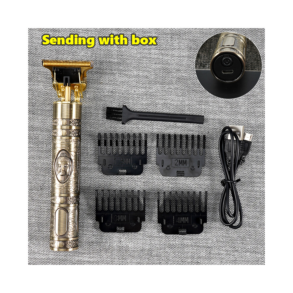 (Buddha USB box) Vintage T9 electric hair clipper hair clipper for professional use-image-OPC-PH7XT97-NEW