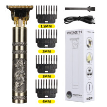 (5) Professionele kappershaarknipset, oplaadbare elektrische trimmachine, baardtrimmer
