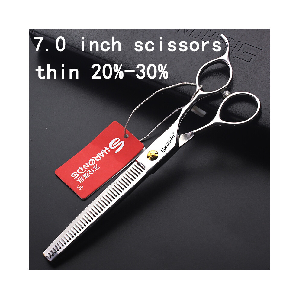(7 Inch Thinning)s 6/6.5/7/7.5 Inch Hair Cutting Thinning Scissors Fishbone Hairdressing Tools Hairdresser