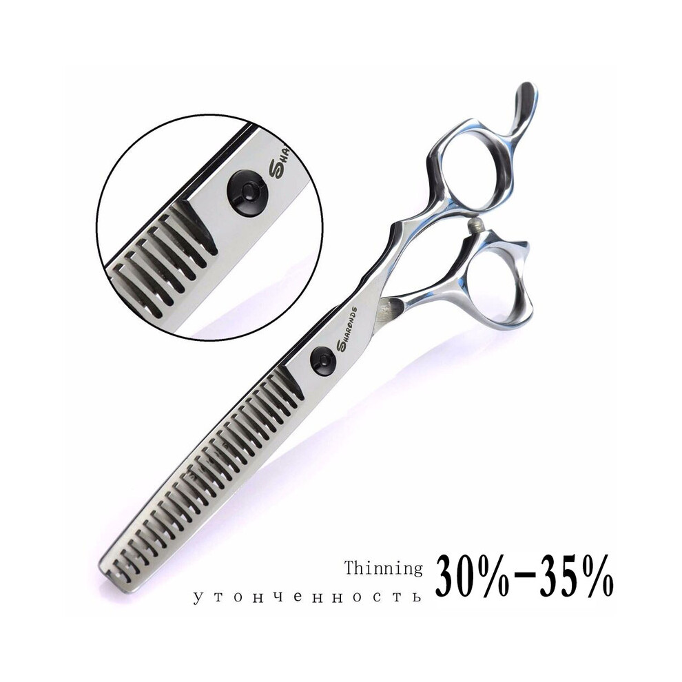 Ciseaux De Coiffure Professionnels Cerena 6 Pouces (15 Cm) - Lames Convexes En Acier Inoxydable, Couleur Or Rosé