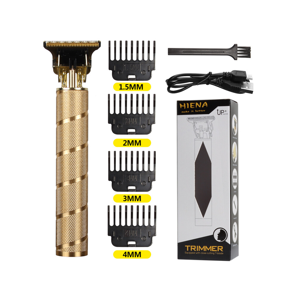 Gold (Gold)2022 Hair Clipper Electric Hair Clipper Cordless Shaver Trimmer 0Mm Men's Barber