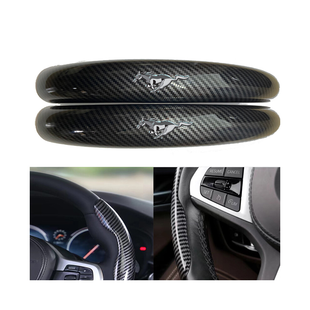 (Black) For Ford Mustang Gt Shelby 2020 2019 2018 2017 Shelby Gt500 Gt350 Car Carbon Carbon Fiber Car Black 9319708137613