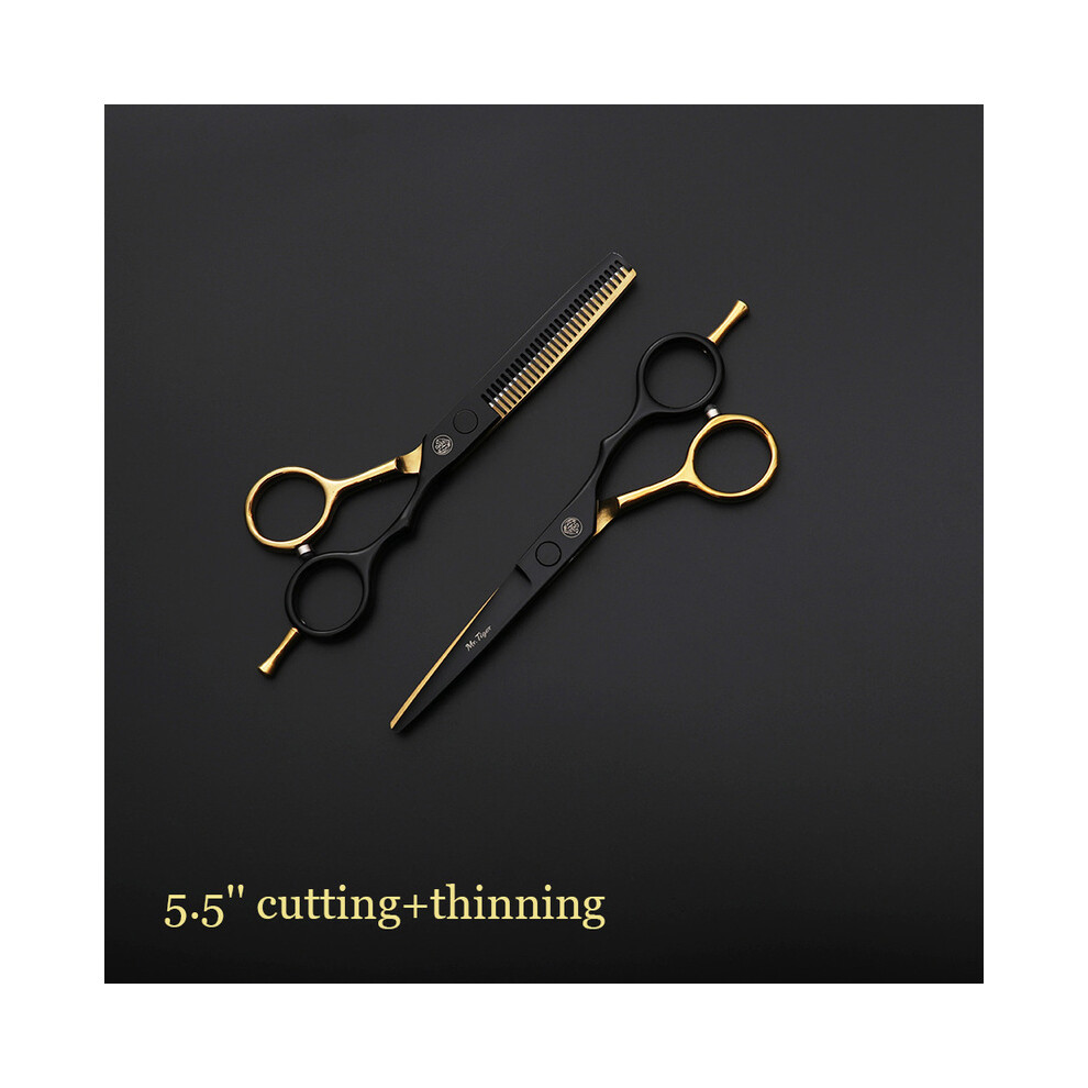 (5.5 CT HJSX)Sharp Blade Professional Hair Scissors 5.5 6.0 Salon Hair Cutting Scissors Barber Scissors