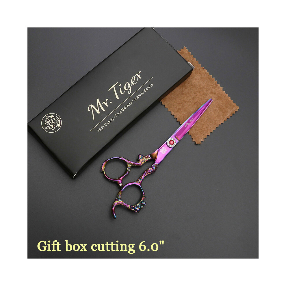 (6.0 FSDL P)Sharp Blade Professional Hair Scissors 5.5 6.0 Salon Hair Cutting Scissors Barber Scissors